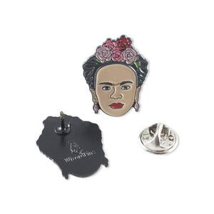 Frida Kahlo "I'm Just as Strange as You" Enamel Pin Pin WizardPins 5 Pins 