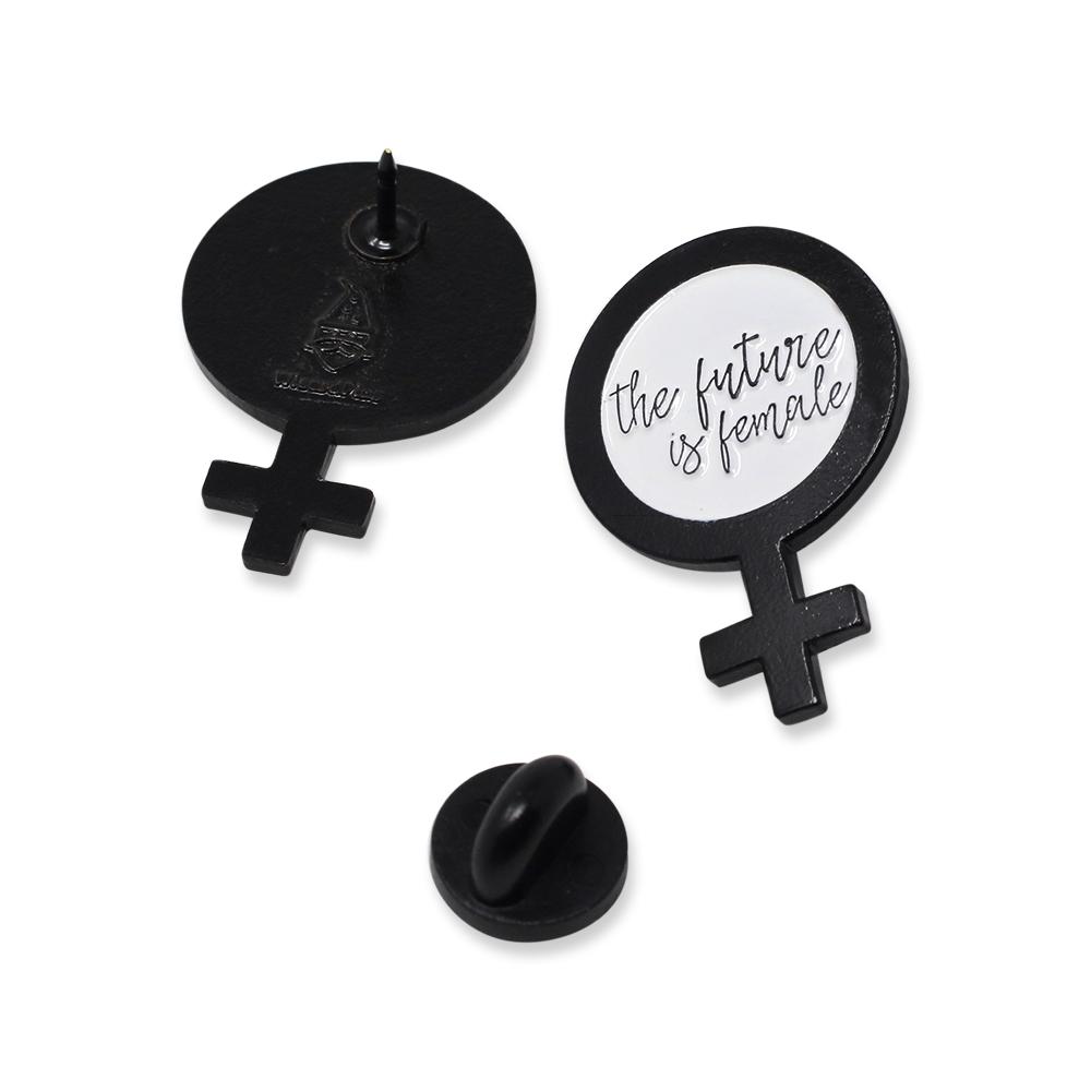 The Future is Female Gender Symbol Feminist Rally Pin Pin WizardPins 1 Pin 