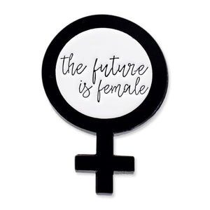The Future is Female Gender Symbol Feminist Rally Pin Pin WizardPins 25 Pins 