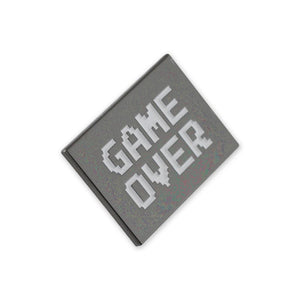 Game Over Arcade Enamel Lapel Pin Pin WizardPins 1 Pins 