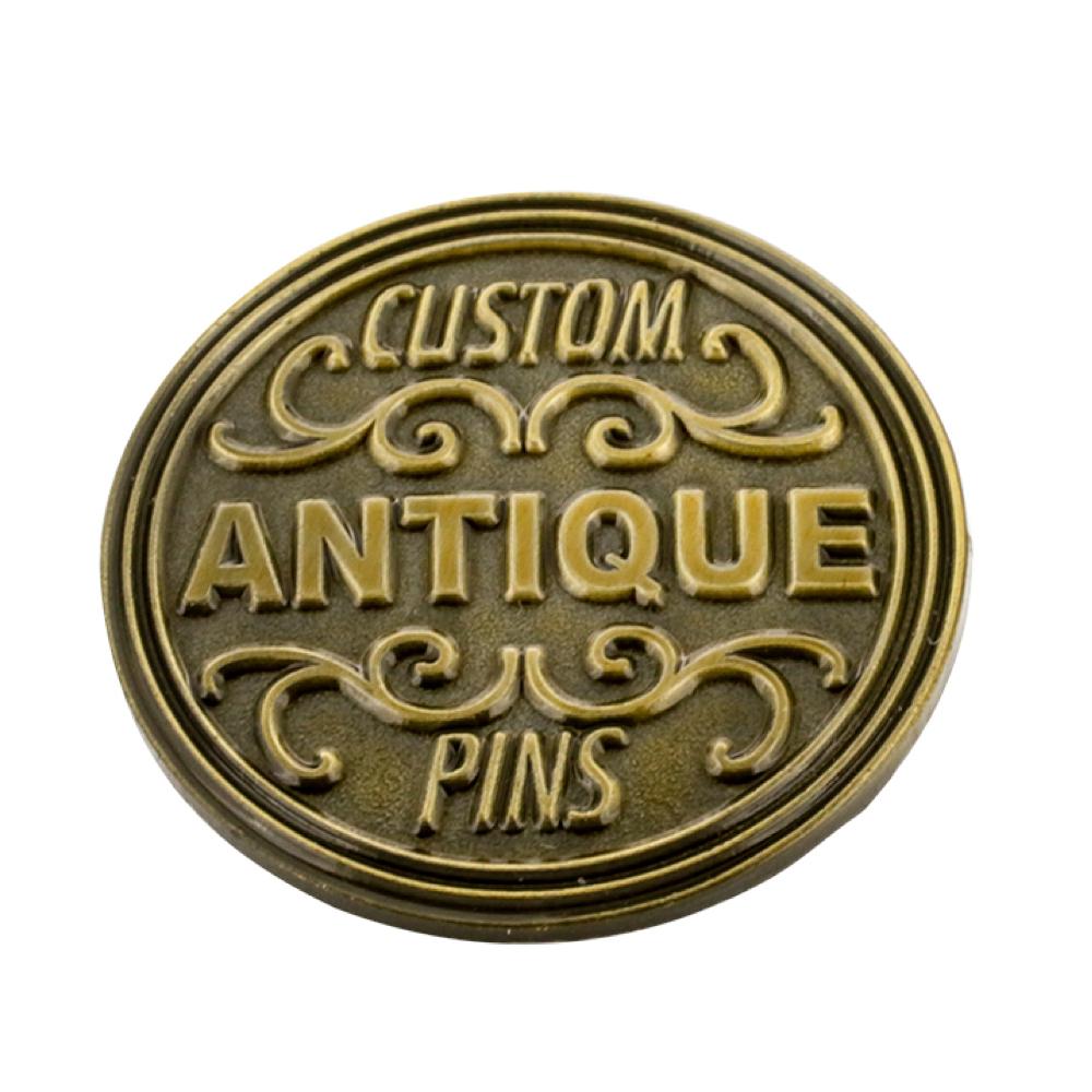 Custom Antique Die Struck Pins