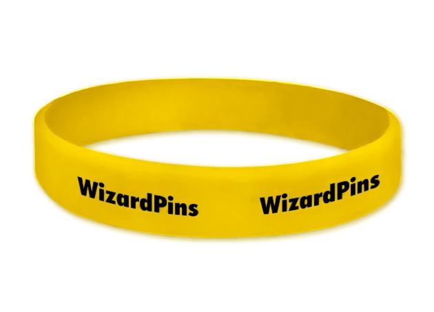 Custom Printed Wristband Gold 0.5 (Most Popular)