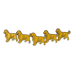 Golden Retriever Dog Puppy Enamel Pin Pin WizardPins 25 Pins 