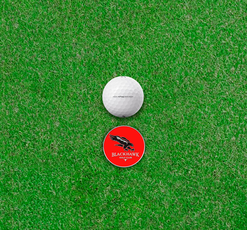 Soft Enamel Golf Ball Marker Golf Ball Markers WizardPins .75 inch 