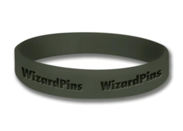 Custom Debossed Wristband Heavy Metal 0.5 inch (Most Popular) 