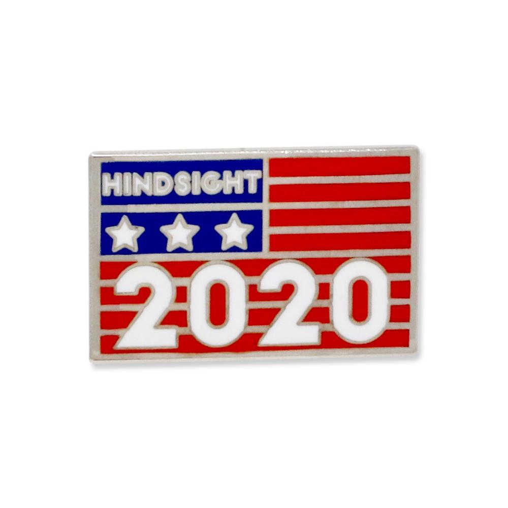 Hindsight 2020 Political Election Enamel Pin Pin WizardPins 1 Pin 