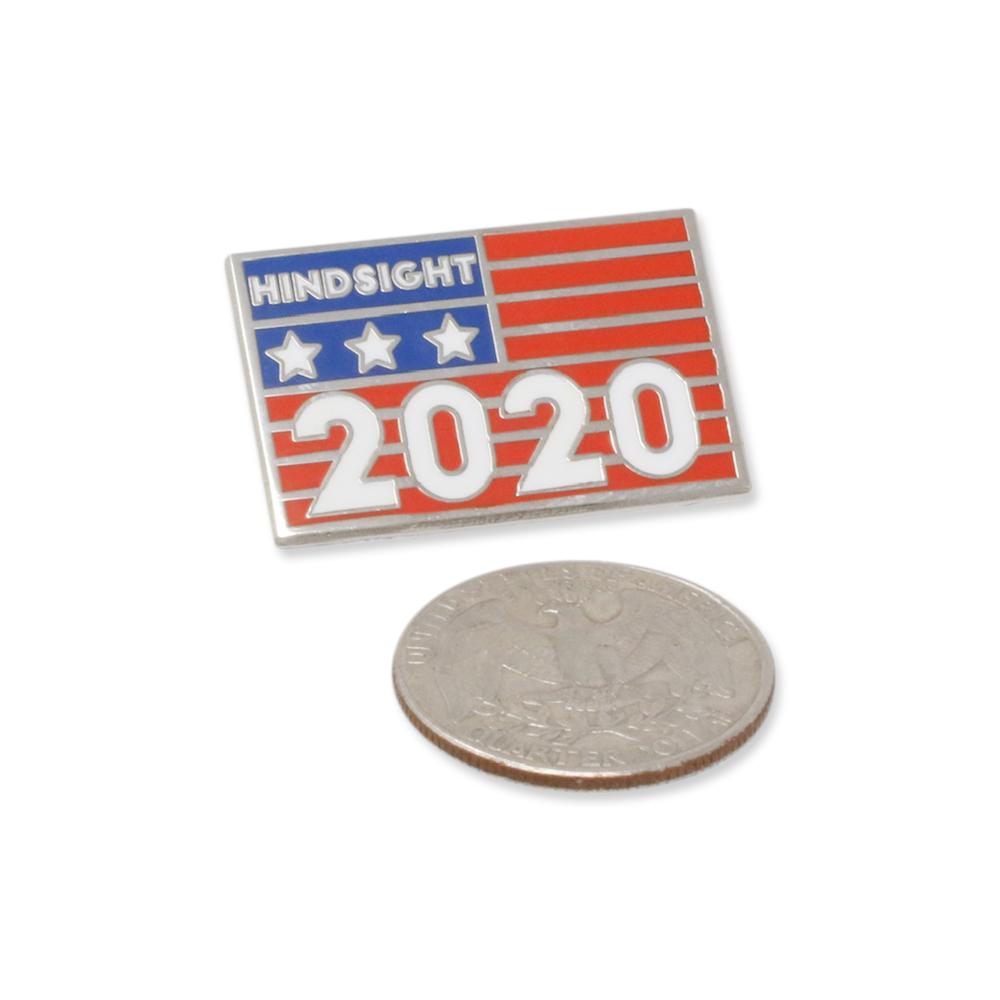 Hindsight 2020 Political Election Enamel Pin Pin WizardPins 5 Pins 
