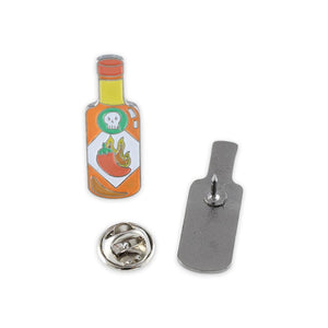 Hot Sauce Enamel Diestruck Lapel Pin Pin WizardPins 5 Pins 