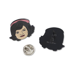 Jacqueline Jackie Kennedy First Lady of The United States Celebrity Face Enamel Pin Pin WizardPins 5 Pins 