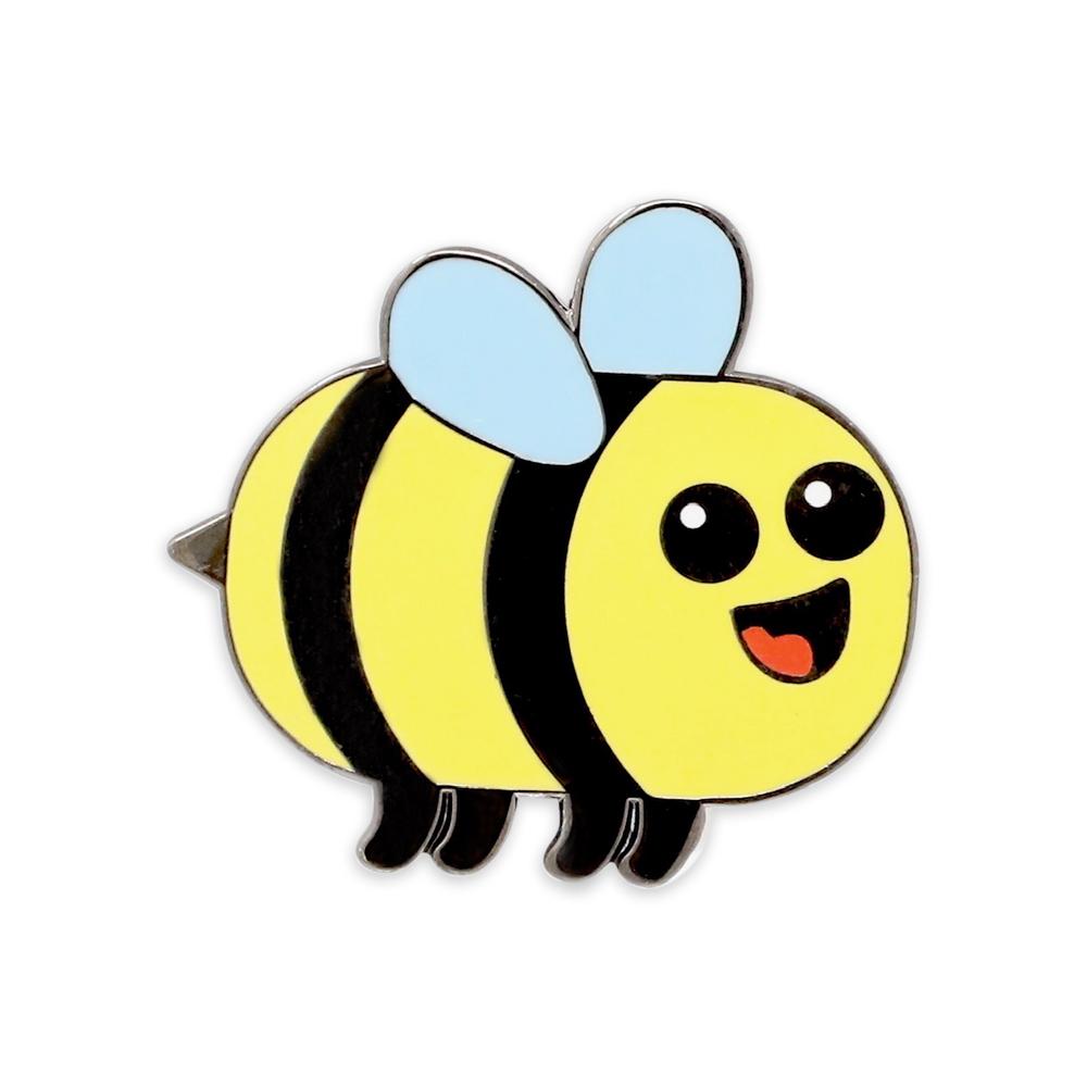 Kawaii Cute Bee Hard Enamel Lapel Pin Pin WizardPins 1 Pin 