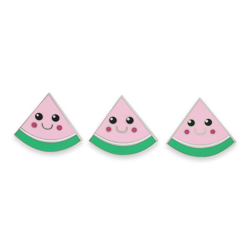 Kawaii Smiling Watermelon Pin Pin WizardPins 5 Pins 