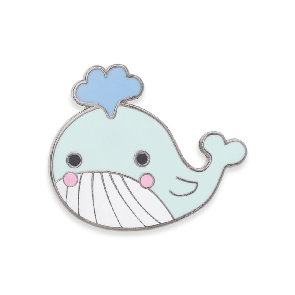 Kawaii Cute Whale Hard Enamel Lapel Pin