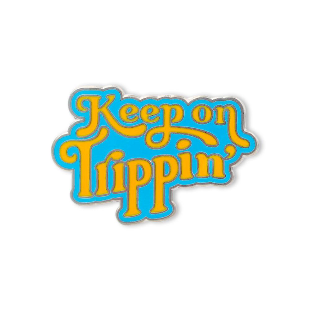 Keep on Trippin Catchphrase Hard Enamel Lapel Pin Pin WizardPins 1 Pin 