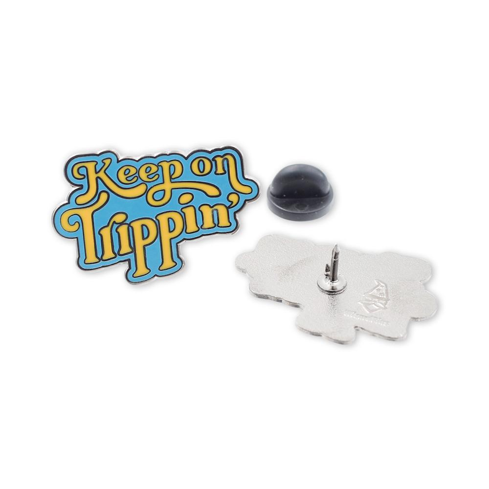 Keep on Trippin Catchphrase Hard Enamel Lapel Pin Pin WizardPins 5 Pins 