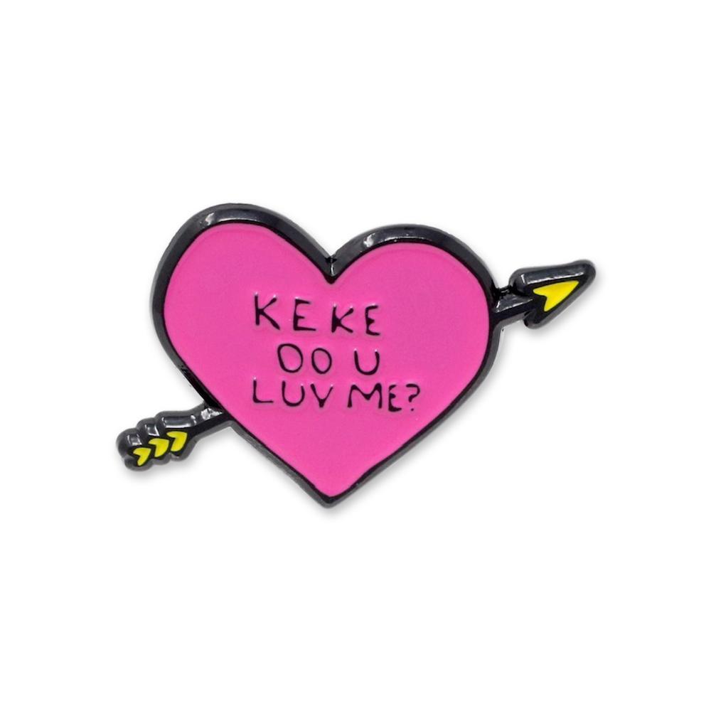 Keke Do You Love Me? Heart in My Feelings Drake Enamel Pin Pin WizardPins 1 Pin 