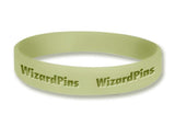 Custom Debossed Wristband Light Olive 0.75 inch