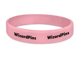 Custom Printed Wristband Light Pink 0.75 