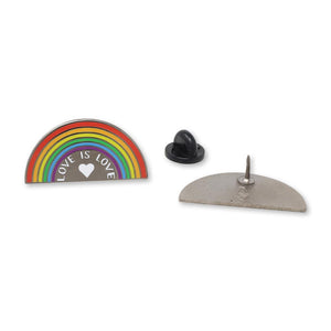 Love is Love Rainbow Hard Enamel Lapel Pin Pin WizardPins 5 Pins 