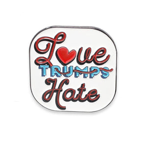 Love Trumps Hate Enamel Pin Pin WizardPins 1 Pin 