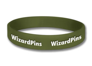 Custom Ink Filled Wristband Military Green 1 (Extra Wide)