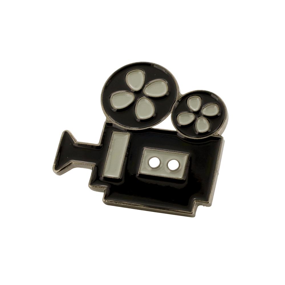 Movie Camera Enamel Diestruck Lapel Pin Pin WizardPins 5 Pins 