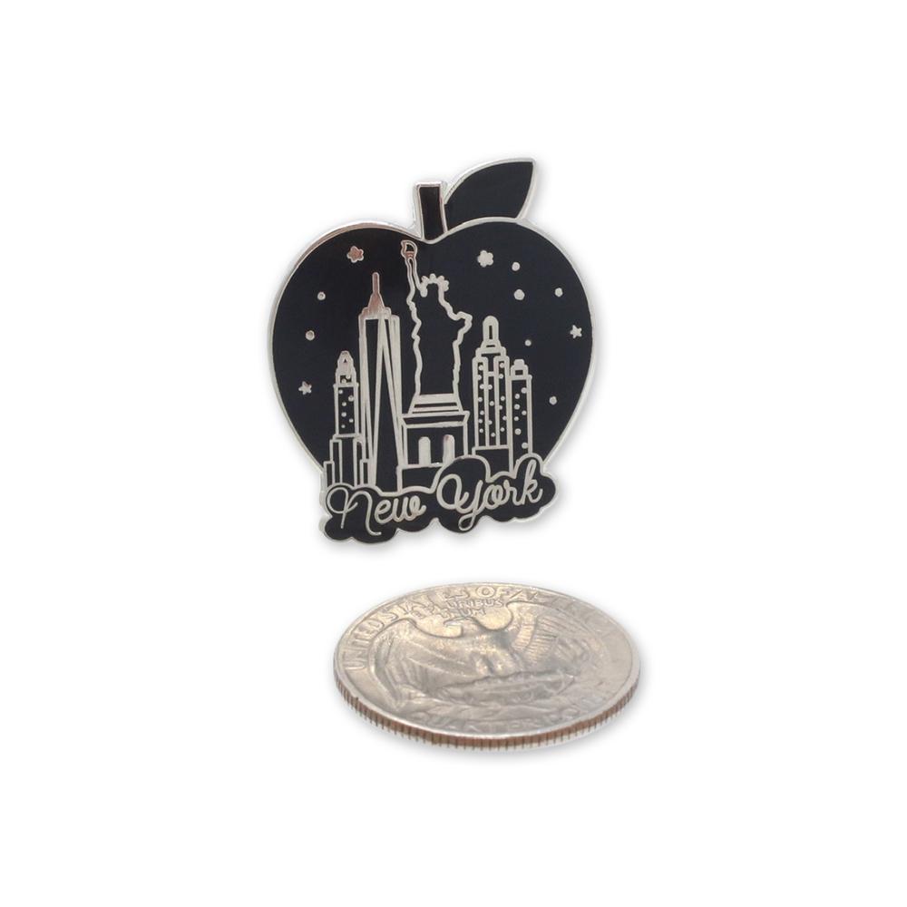 New York City Skyline Big Apple Enamel Pin Pin WizardPins 5 Pins 