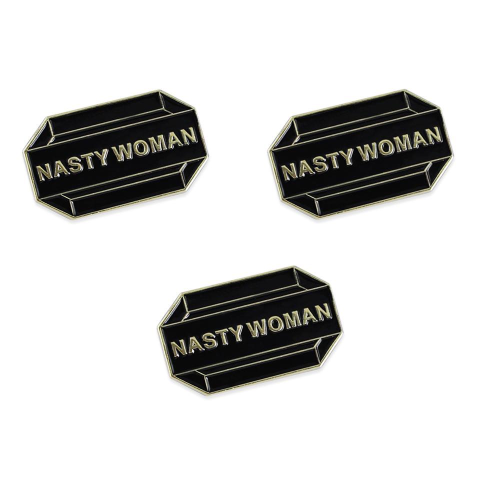 Nasty Woman Enamel Lapel Pin Pin WizardPins 3 Pins 