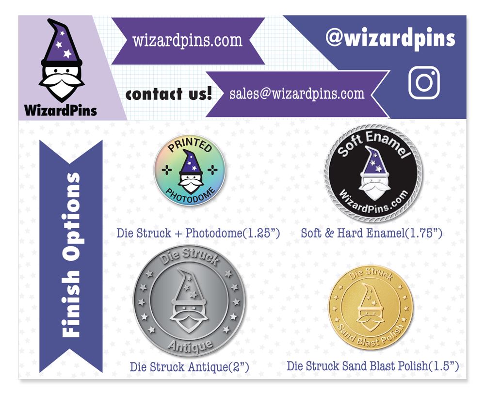 Sample Enamel Pin Kit