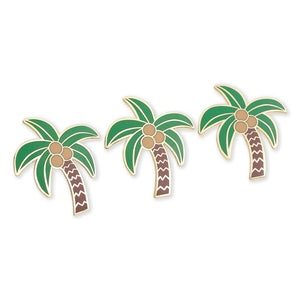 Palm Tree and Coconuts Hard Enamel Lapel Pin Pin WizardPins 10 Pins 