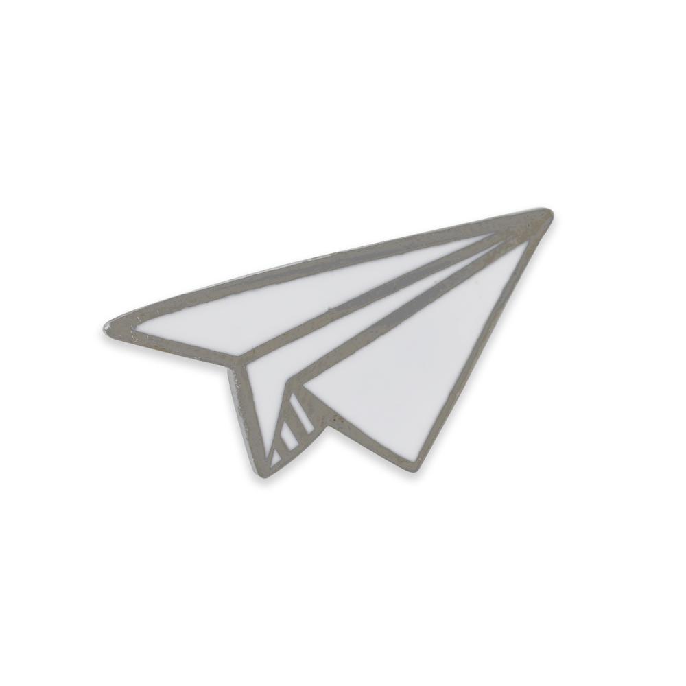 Paper Airplane Hard Enamel Lapel Pin Pin WizardPins 1 Pin 