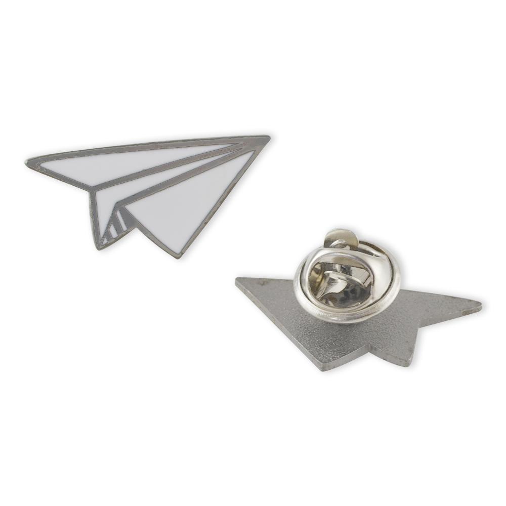 Paper Airplane Hard Enamel Lapel Pin Pin WizardPins 5 Pins 