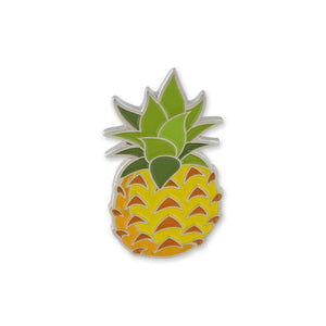 Pineapple Tropical Fruit Emoji Enamel Lapel Pin Pin WizardPins 1 Pin 