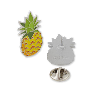 Pineapple Tropical Fruit Emoji Enamel Lapel Pin Pin WizardPins 5 Pins 