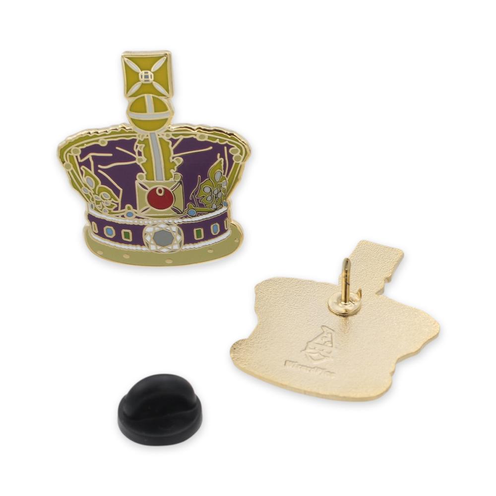 Queen Elizabeth Royal Crown Hard Enamel Lapel Pin Pin WizardPins 5 Pins 