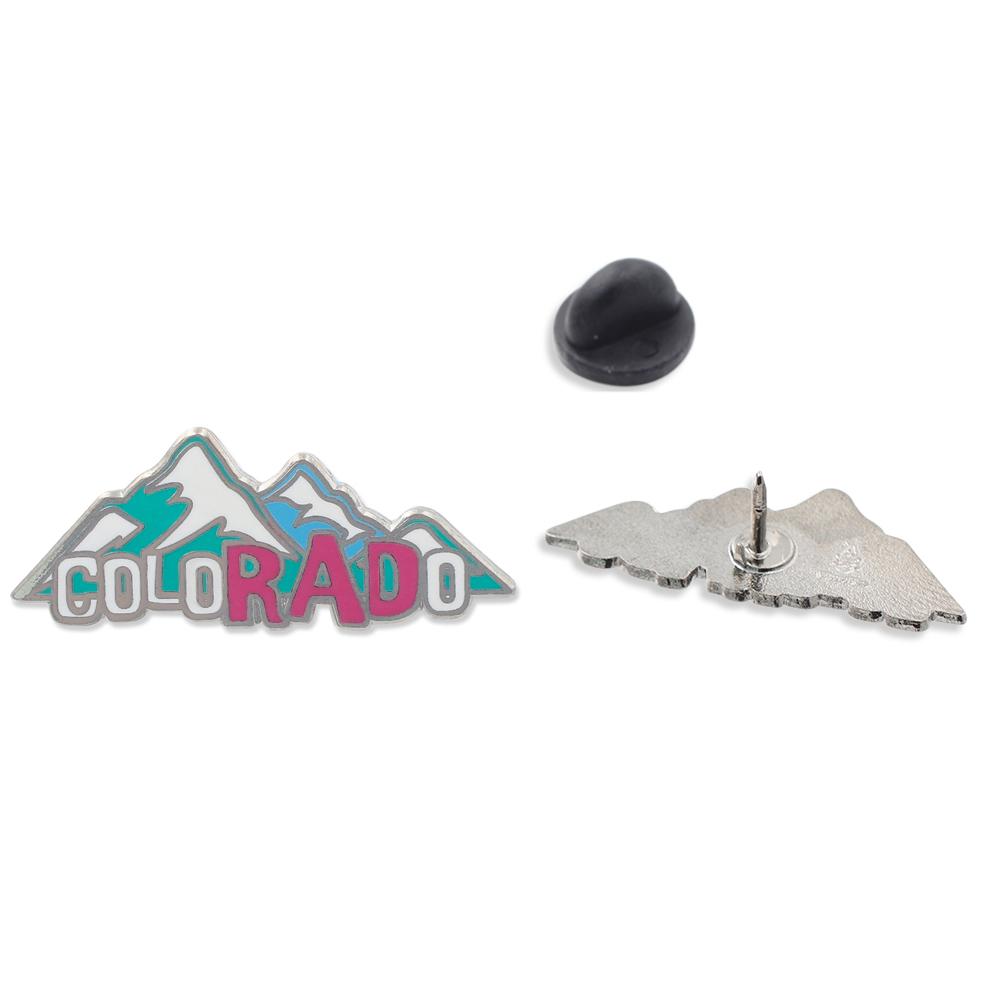 Rad Colorado Mountains Enamel Pin Pin WizardPins 10 Pins 