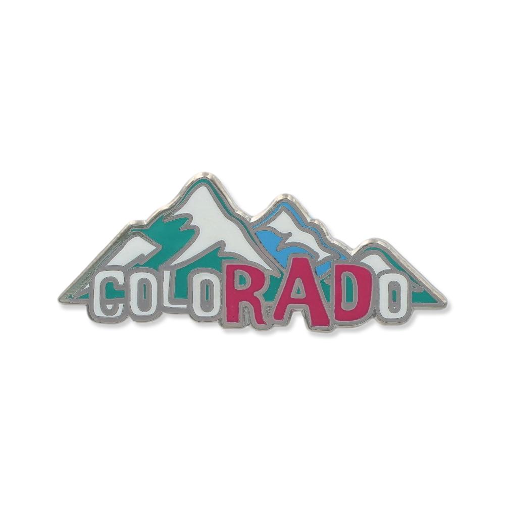 Rad Colorado Mountains Enamel Pin Pin WizardPins 1 Pin 