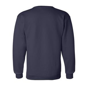 Champion® Double Dry Eco® Crewneck Sweatshirt Navy Single Color S-XL