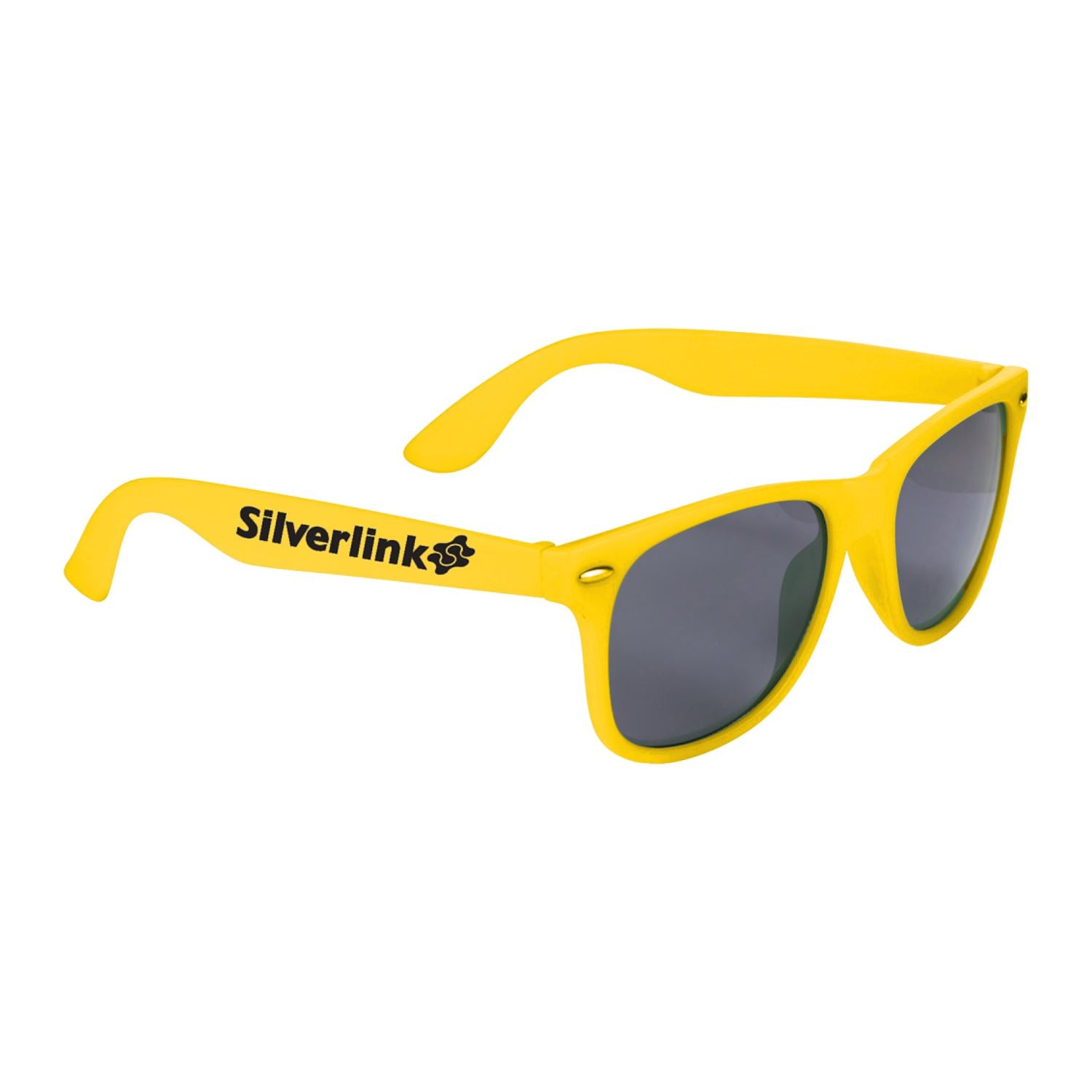 Matte Sun Ray Sunglasses Yellow Single Color 