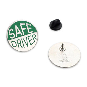 Safe Driver Hard Enamel Lapel Pin Pin WizardPins 5 Pins 