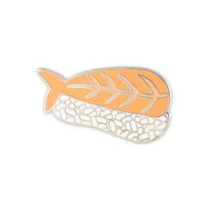 Salmon And Rice Sushi Hard Enamel Nickel Plated Diestruck Lapel Pin Pin WizardPins 5 Pin 