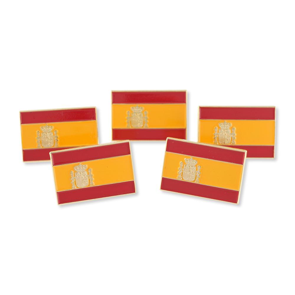 Spanish Flag Spain Enamel Lapel Pin Pin WizardPins 25 Pins 