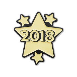 2018 Shooting Stars Enamel Lapel Pin Pin WizardPins 1 Pin 
