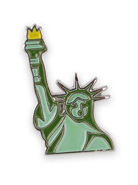 Statue of Liberty Emoji Enamel Lapel Pin Pin WizardPins 1 Pin 