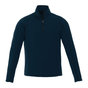 Men's BOWLEN Polyfleece Qtr Zip Sweatshirts PCNA Navy Embroidered S-XL
