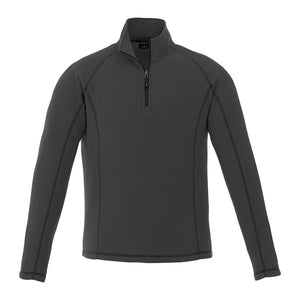 Men's BOWLEN Polyfleece Qtr Zip Sweatshirts PCNA Grey Storm Embroidered S-XL