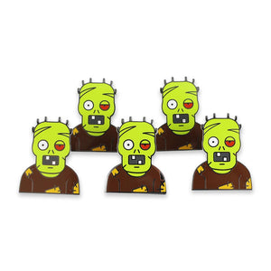 Zombie Halloween Emoji Lapel Pin Pin WizardPins 5 Pins 