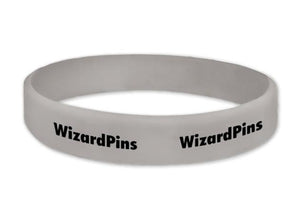 Custom Printed Wristband Warm Grey 0.75 