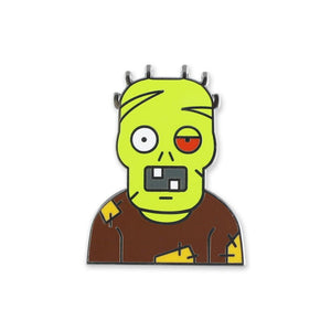 Zombie Halloween Emoji Lapel Pin Pin WizardPins 1 Pin 