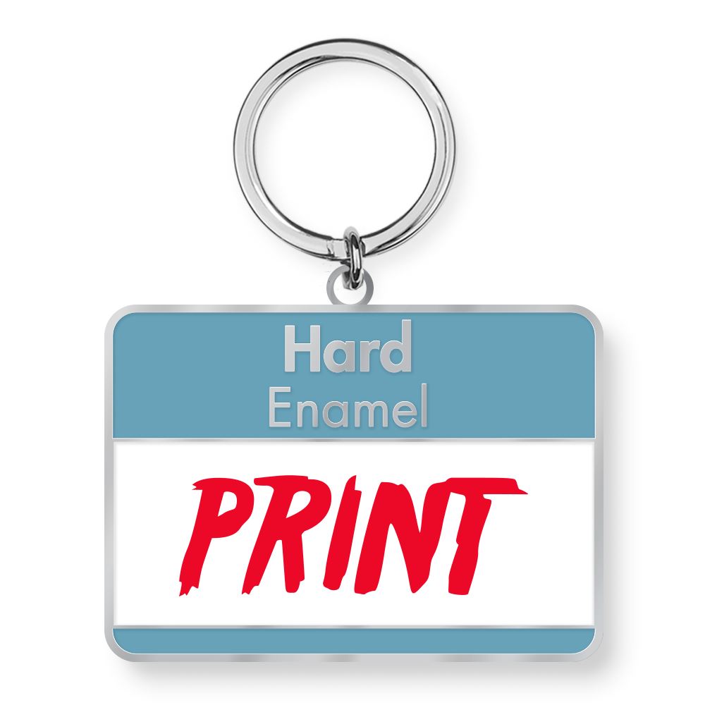 Custom Hard Enamel Print Keychains