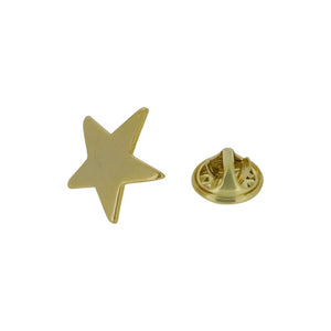 Gold Star Lapel Pin Pin WizardPins 100 Pins 